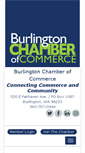 Mobile Screenshot of burlington-chamber.com